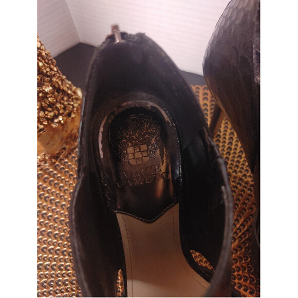 Vince Camuto Snakeskin Heels Size 9.5 - Picture 3 of 6